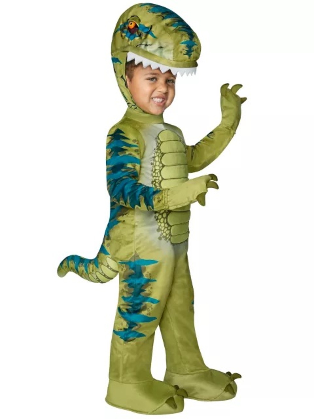 Spirit Green and Teal Dino T-Rex Kids Costume